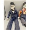 Image 3 : 2 Vintage Laurel and Hardy Dolls with Porcelain Head and Hands