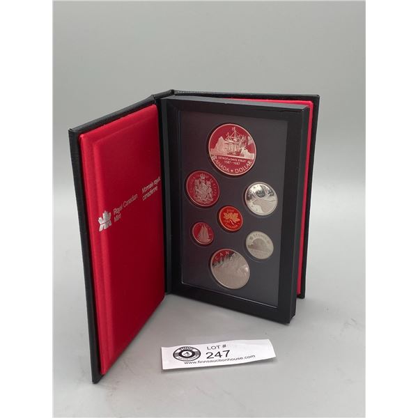 1987 RCM Proof Set With The Silver Dollar