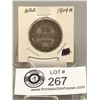 Image 2 : 1904 Newfoundland Silver .50 Coin In Holder