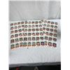 Image 1 : 3 Sheets Of 1987 Calgary Flames Trading Cards Uncut