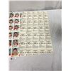 Image 3 : 3 Sheets Of 1987 Calgary Flames Trading Cards Uncut