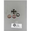 Image 1 : Copies OF German WWII Iron Cross And Pins