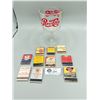 Image 1 : Vintage Pepsi Glass Filled With Automotive Matchbooks