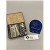 Image 3 : Vintage Ronson Lighter Parts Tin And Pegasus Mobilgas Ash Tray