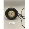 Image 1 : A Nice Table Top Kelly Tires Vintage Clock In Working Condition