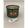 Image 1 : Vintage BA Bowtie Axle Grease Tin With Lid