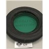 Image 2 : A Vintage Goodrich  Silvertowns Tire Embossed Green Glass Ashtray