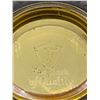 Image 2 : A Vintage Firestone Ballon Tire Ashtray - Chip In Amber Glass