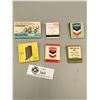 Image 2 : Beautiful Selection Of 6 Different Gas Station Matchbooks W/Matches (Mainly Full) - Very Good Shape