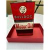 Image 3 : Vintage One Imperial Gallon Bulldog Motor Oil  - "Eaton's of Canada" Can - Hard To Find - Full