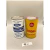 Image 1 : Vintage Ford Premium Motor Oil and Kendall Specialized Lubricant Tin Cans
