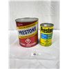 Image 1 : Two Prestone Antifreeze Tins - Both Full
