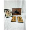 Image 2 : Native Canadian Pearlite Carved Inuit Killer Whale, Two Mukluk Annie Pictures And Dorothy Francis Pr