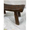 Image 2 : Assortment Of Vintage Milk Bottle Caps And Rustic Antique Small Wooden Stool/Bench