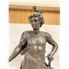 Image 2 : Very Nice 20" Tall Metal/Bronze? Statue excelent Condition