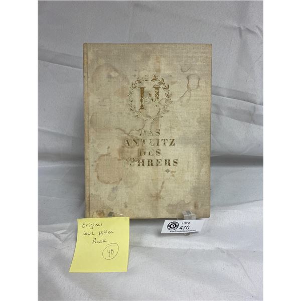 Original WW2 Hitler Book Hard to Find