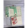Image 2 : Vintage BA Ledger Book Refrence Book and Tag