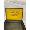 Image 2 : Vintage Tobacco Tin filled with Nice Collectables Including Shell Golf Tees