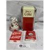 Image 2 : Collectabe Coca Cola Lot Napkin Holder playing cards etc
