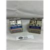Image 2 : 2 Vintage Dime Register Piggy banks one new with original box