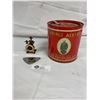 Image 1 : Vintage Prince Albert Crimp cut Tobacco Tin with Alpha Romeo Warenty Tag etc