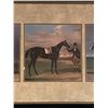 Image 3 : Very Nicely Framed 46x24 Race Horse Painting Local Pickup/ Pak Mail Only