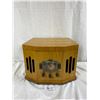 Image 1 : Vintage Looking Radio Casette Player record Player in Wooden Box