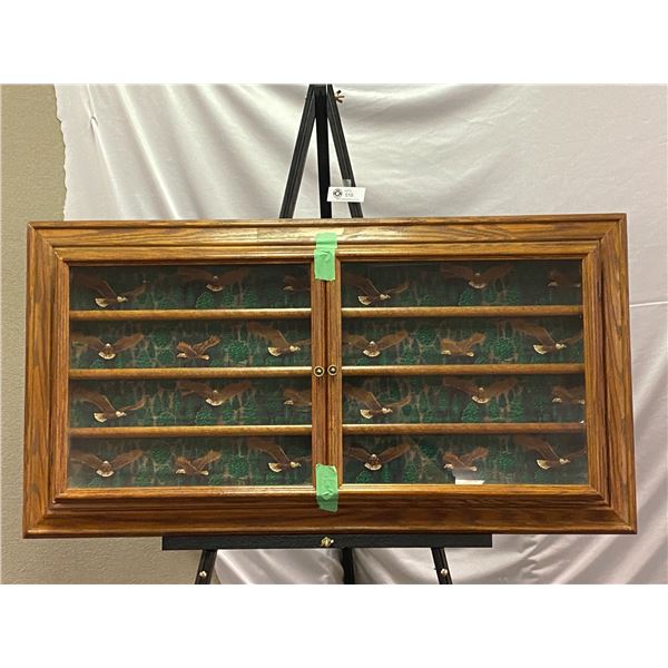 43x22 Wall Glass Cabniet with Shelves Local Pickup/ Pak Mail Only