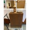 Image 2 : Vintage 50"tall metal Oil Tank with Hand Pump on top Local Pickup/ Pak Mail Only