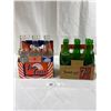 Image 1 : Vintage 7 Up and Suncrest 6 Pack Bottles in Carriers