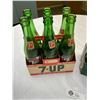 Image 2 : Vintage 7up and Canada dry Cardboard Holders with Bottles