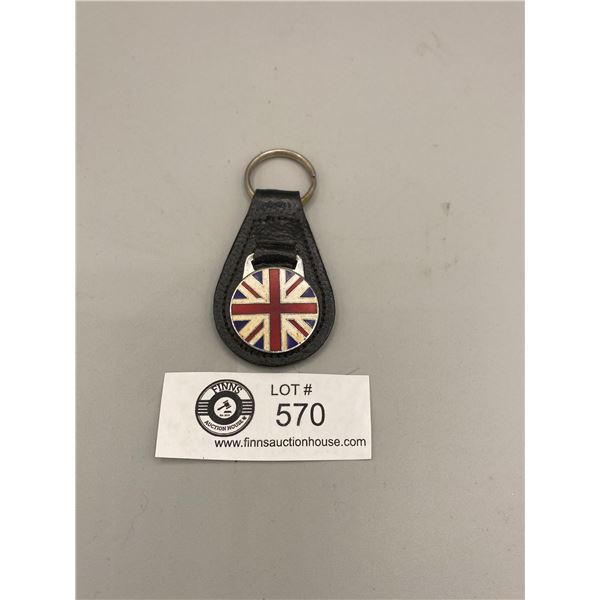 Vintage 60's British enamel keychain