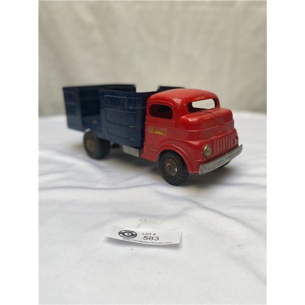 Vintage Strutco Toys Wind up Barrel delivery truck