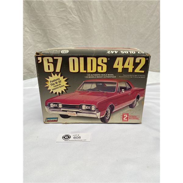 1967 Olds 442 Model Complete in box