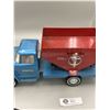 Image 3 : Vintage Ertl Steel Truck With feed Grain Hopper on Back Great Condition Harder to find