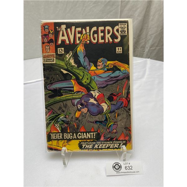 Marvel Comics no. 31 The Avengers on board in bag