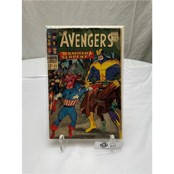 Marvel Comics no. 33 the avengers on board in bag