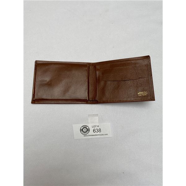 NOS Calfskin Leather Wallet