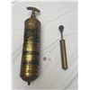 Image 1 : Vintage Brass Fire Extinguisher plus Hnad pump