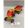 Image 2 : Vintage Made in czech Republic Tractor and Trailer in Original Box