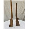 Image 1 : 2 Uncarved Wood Stocks