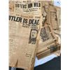 Image 2 : Lot of WW2 Newspaper Clippings from Canada Halifax, Sask., ETC