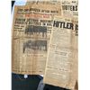 Image 4 : Lot of WW2 Newspaper Clippings from Canada Halifax, Sask., ETC