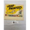 Image 1 : Pittsburgh Paints 1950's Cardboard Sign 8.5" x 7.25"
