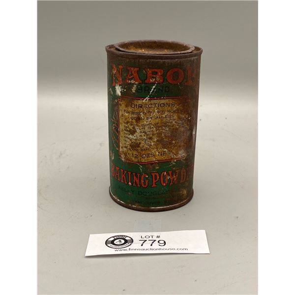 1930's Nabob "Cake" Baking Powder 1lb Tin