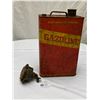 Image 2 : Vintage 2 Gallon Gasoline Can and Other Collectibles