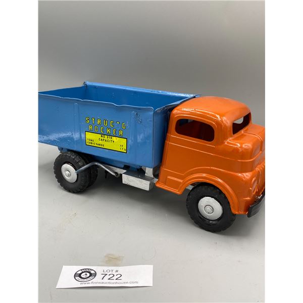 Strutco Rocker Pressed Steel Truck in Very Good Condition, Has been Repainted