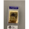 Image 2 : 2019 Merrick Mint Donald Trump Graded Trading Card 23K Gold Plated