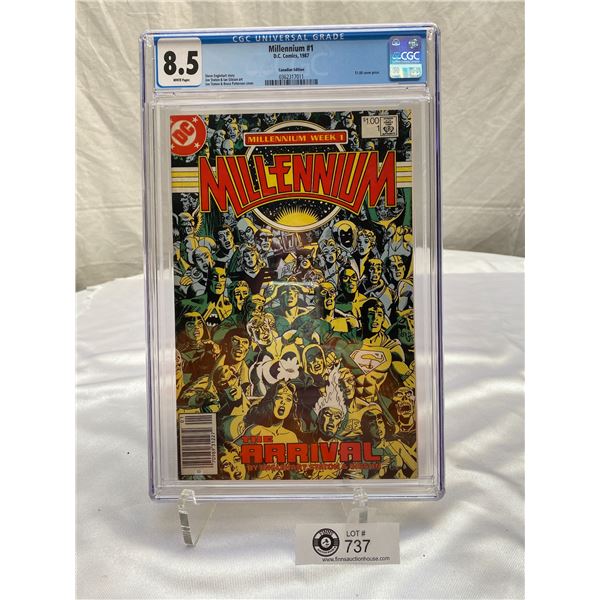 DC Comics Millenium #1 1987 Graded 8.5