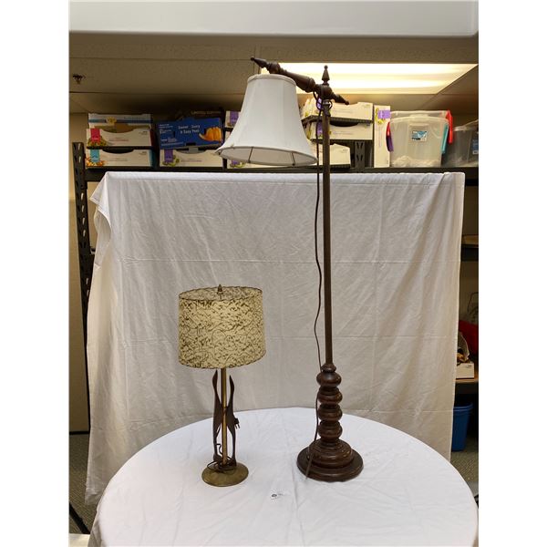 2 Mid Century Modern Lamps in Good Working order